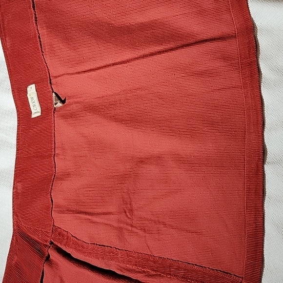 J.Crew Brick Red Corduroy Mini Skirt Size 6 - Picture 5 of 11